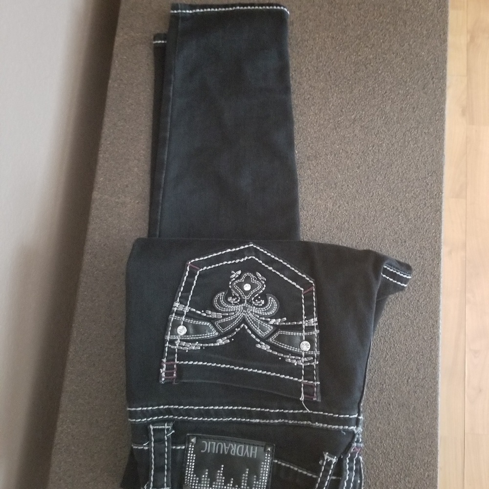 Hydraulic skinny jeans size 7